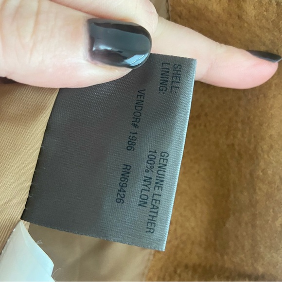 Wilsons Leather Tan Suede Jacket with Label - Picture 5 of 7